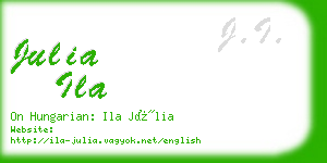 julia ila business card